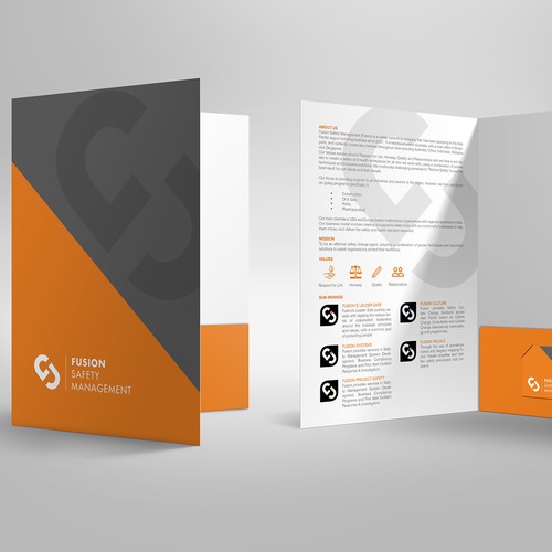 Folder and Business Card Design