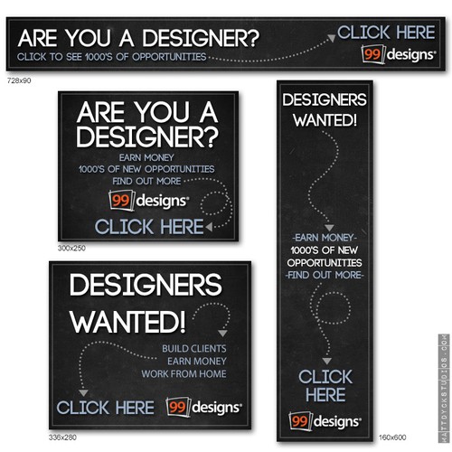 Banner set for 99Designs