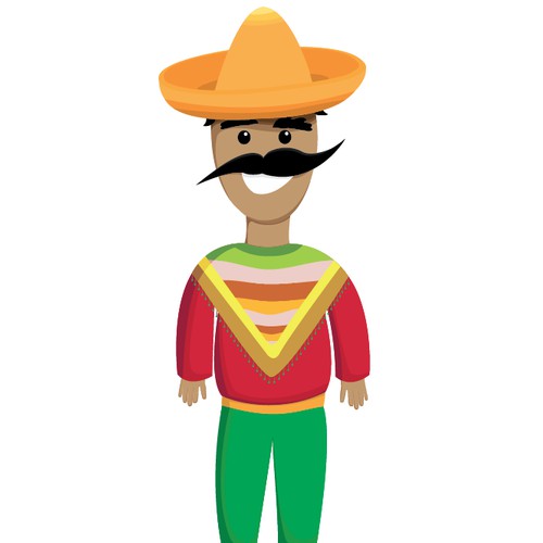 100amigos.com brand mascot