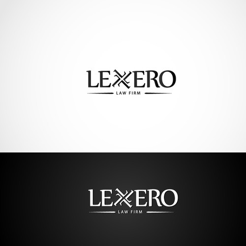 Bold logo for a law firm