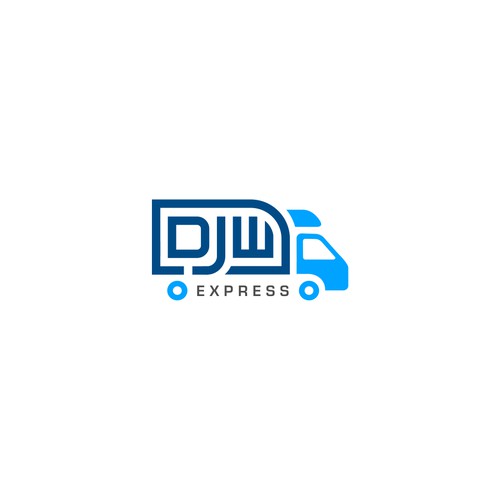 Logo design for DJW Express
