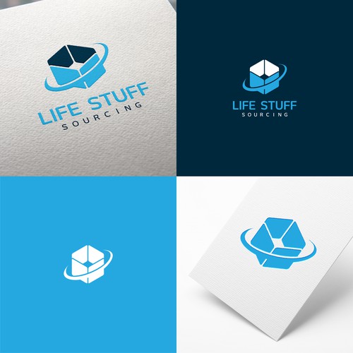 Concept for logo and Visual Identity for sourcing company of products and retail brands