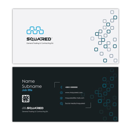 Msquared -business card