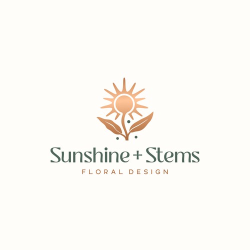 beautiful logo for upscale florist