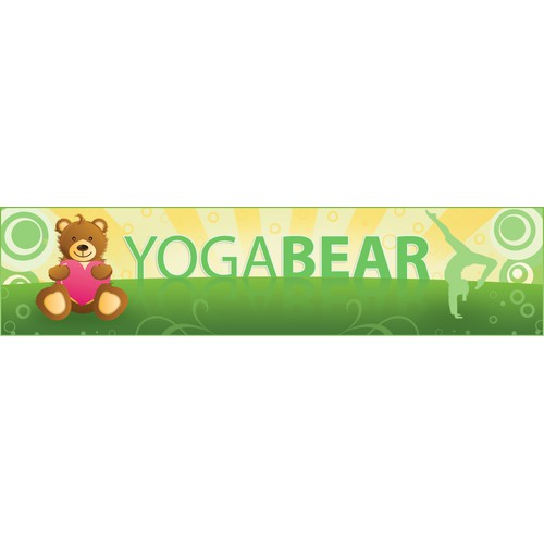 Web banner for Yoga Bear