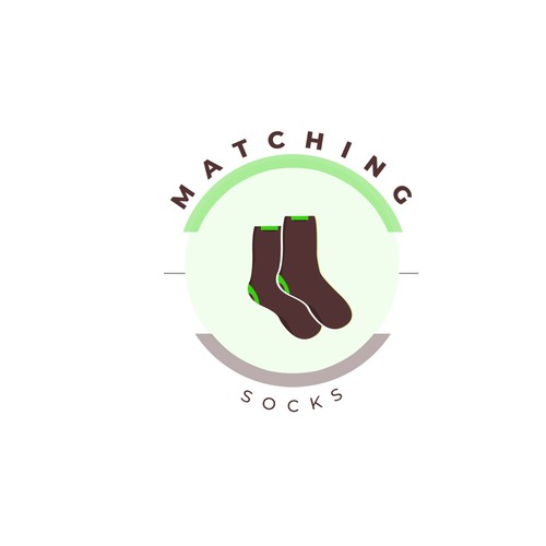 Matching Socks Logo Design