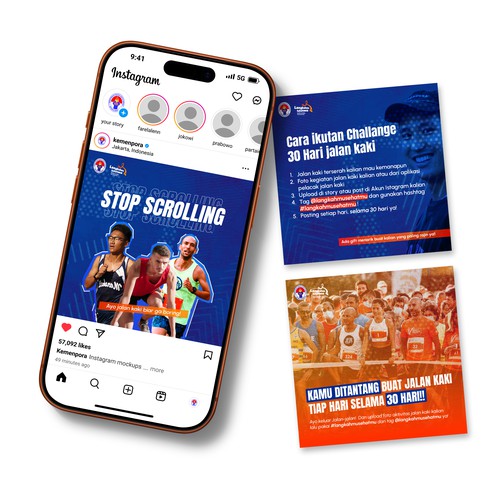 Ministry of Youth and Sports Instagram Feed Design