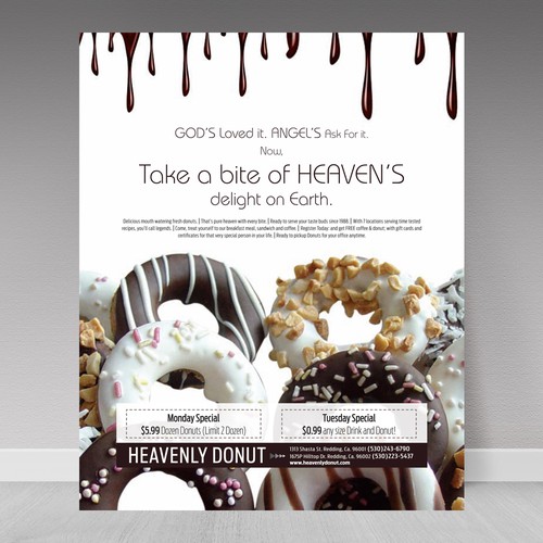 Take a bit of Heaven's delight of earth.