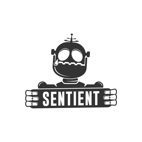 Vintage Robot Logo - Film Production Company!