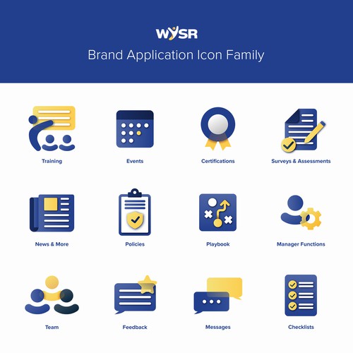 WYSR Brand App Icon Family