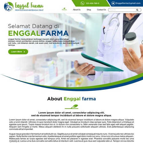 Enggal Farma Web design