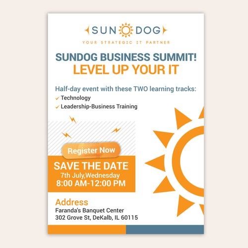 Sundog Business Summit Invitational (Design for Big Business Event)!