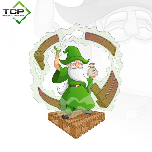 Character Illustration for TCP Pallet Management