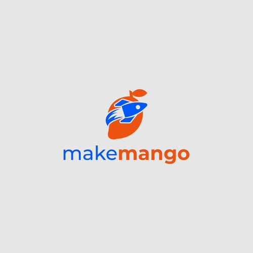 Mango and rocket logo
