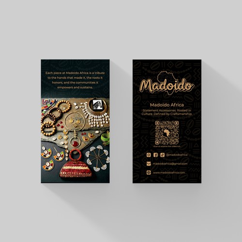 Madoido Africa business card design