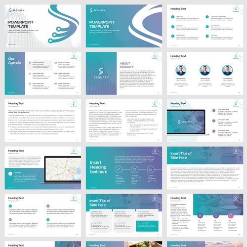 Powerpoint template for Sequafy