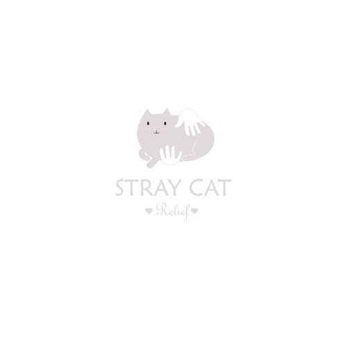 Logotipo gatinhos cuidados por mãos amorosas