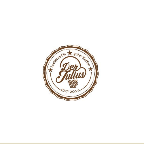 ice cream ,coffee logo