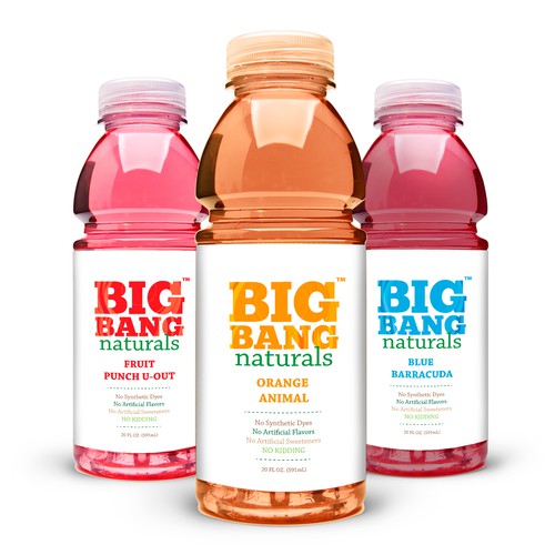 Packaging for sports-drink "BIGBANG".