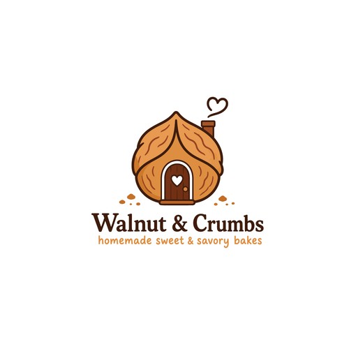 Walnut & Crumbs logo design