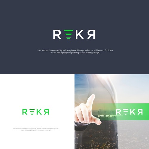 Rekr, the next big internet platform logo design.