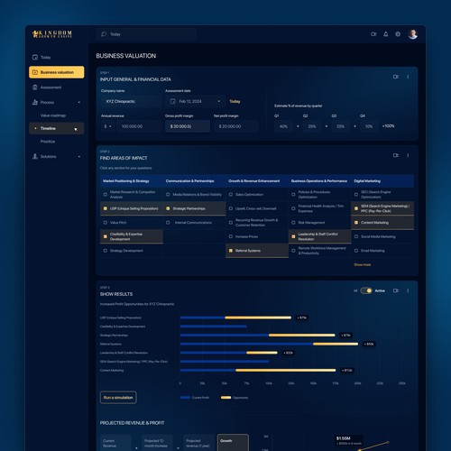 Kingdom Growth Engine SaaS platform needs a design upgrade to "Wow"!