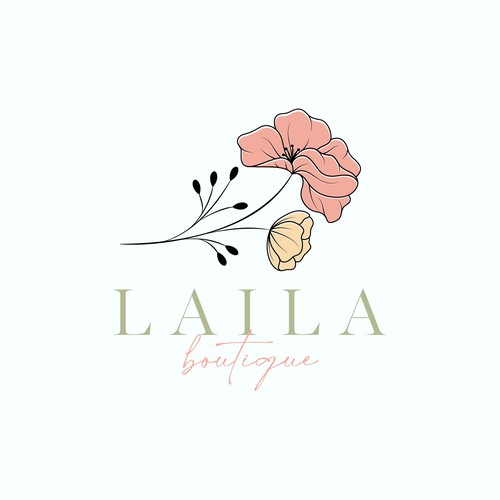 floral logo design