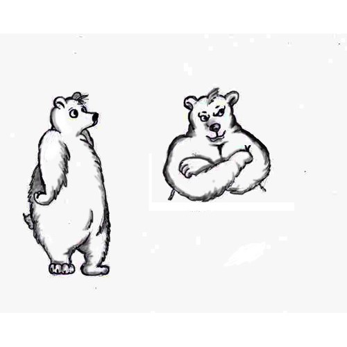 Polar Bear cartoon character.