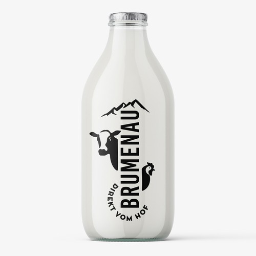 Logo for the direct marketing of farm milk with home delivery