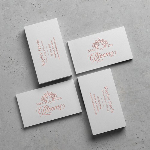 Wedding florist Logo, Business cards and Brand guide