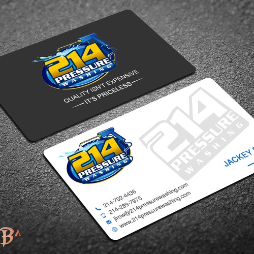 214 Pressure Washing Business Card...