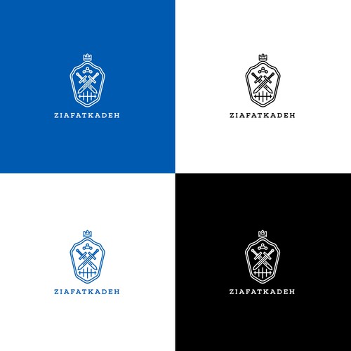 Variations of the logo concept for an luxurious hospitality consulting firm