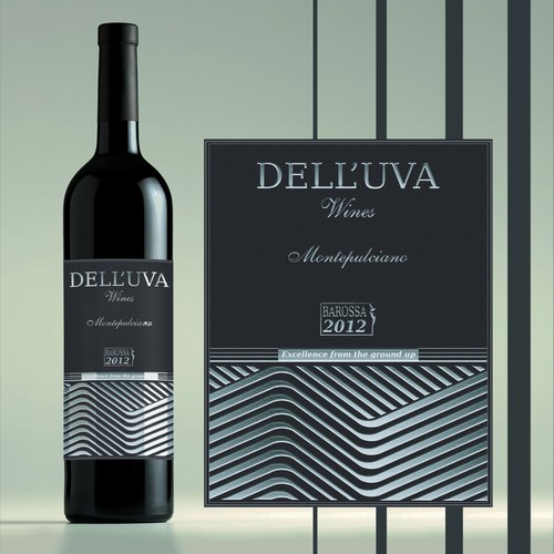 Wine label @@@design for Dell'uva Wines