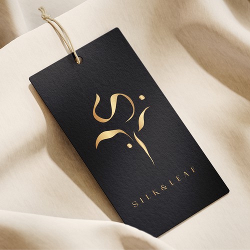 Silk & Leaf - Elegant Logo Design