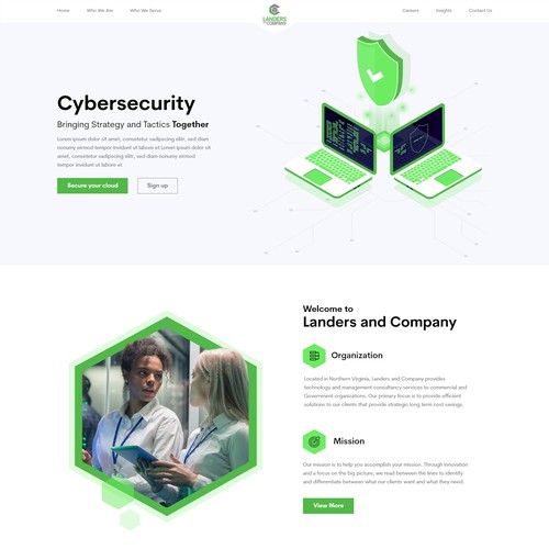 Cyber security Home page