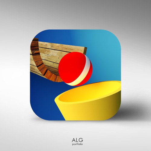 App icon for new 3D iPad game