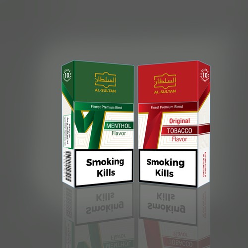 packaging design for cigarette box