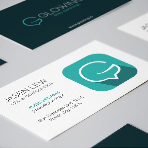 Logo Design and Business Cards for Glowing