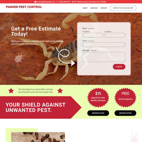 Parker Pest Control Design