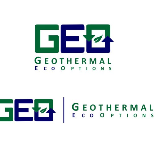 Bold logo for geothermal company