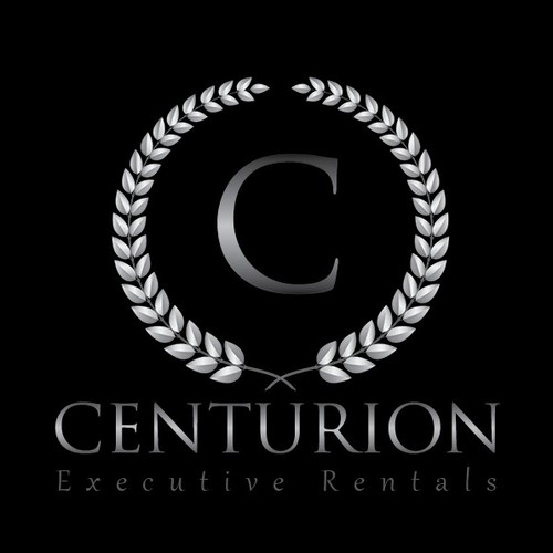 logo and business card for Centurion Executive Rentals