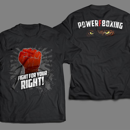 Front and Back for Boxing Event 