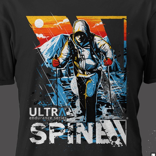 Spine Race T-Shirt Designs