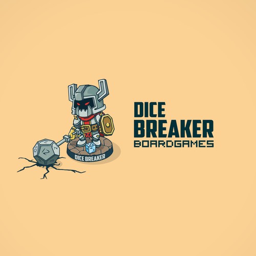 Dice breaker boardgames logo