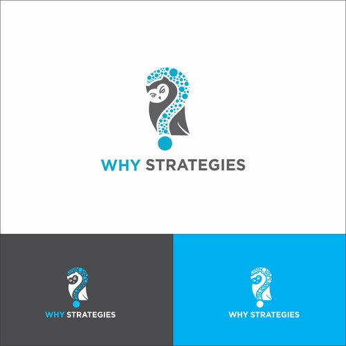 logo elegant owl