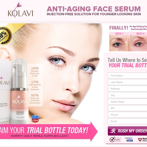Cosmetic Landing Page