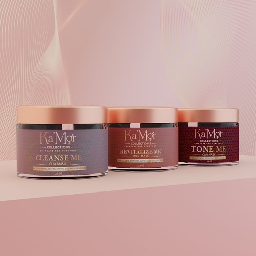 Label design for Kamor brand