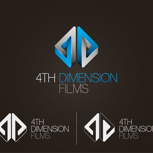 Create a unique logo design for  '4th dimension films' (indie film company)