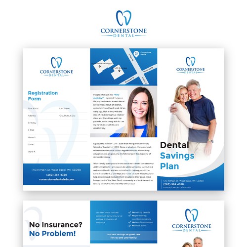 Brochure for Cornerstone Dental