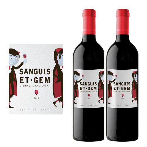 Design Competition of the south of France red wines